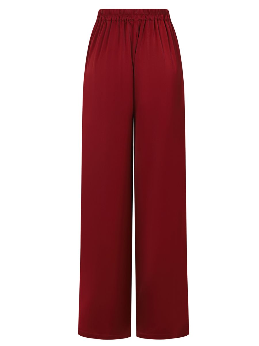 SOPHIA LUXE TROUSER Burgundy