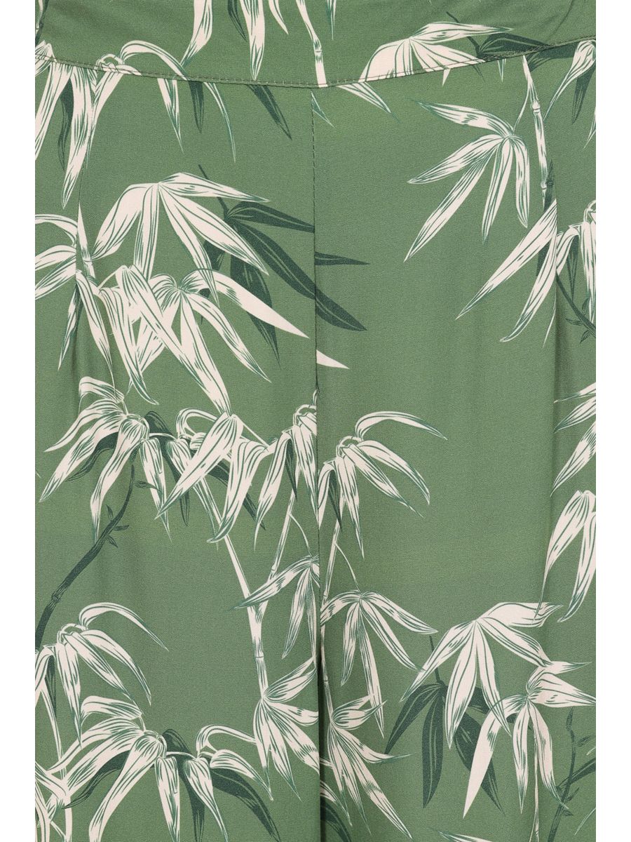 Elizabeth bamboo palazzo trousers Green