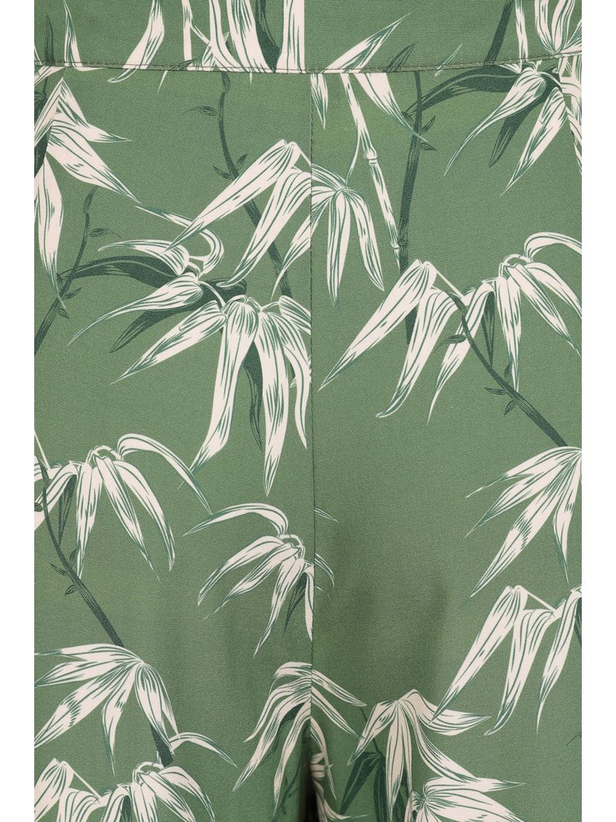 Elizabeth bamboo palazzo trousers Green