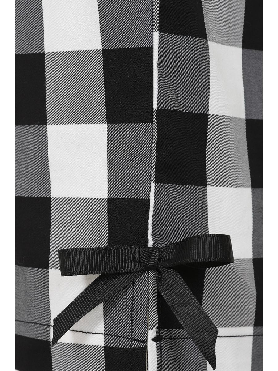 Esme gingham capri Black/White