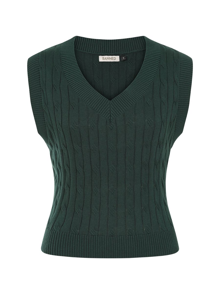 Olive waistcoat Green