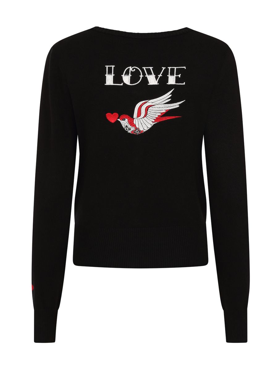 ANNIE LOVE CARDIGAN Black