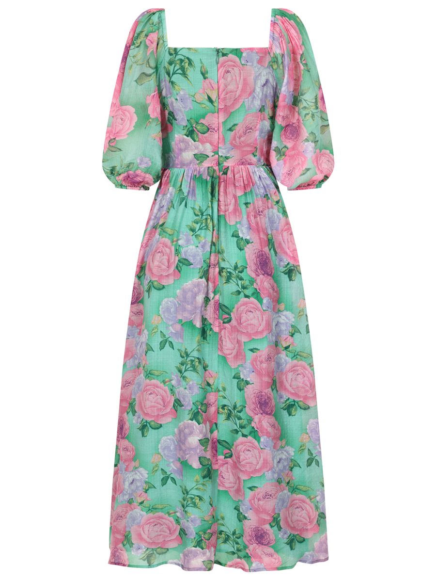 SANDY FLOWER DRESS Green
