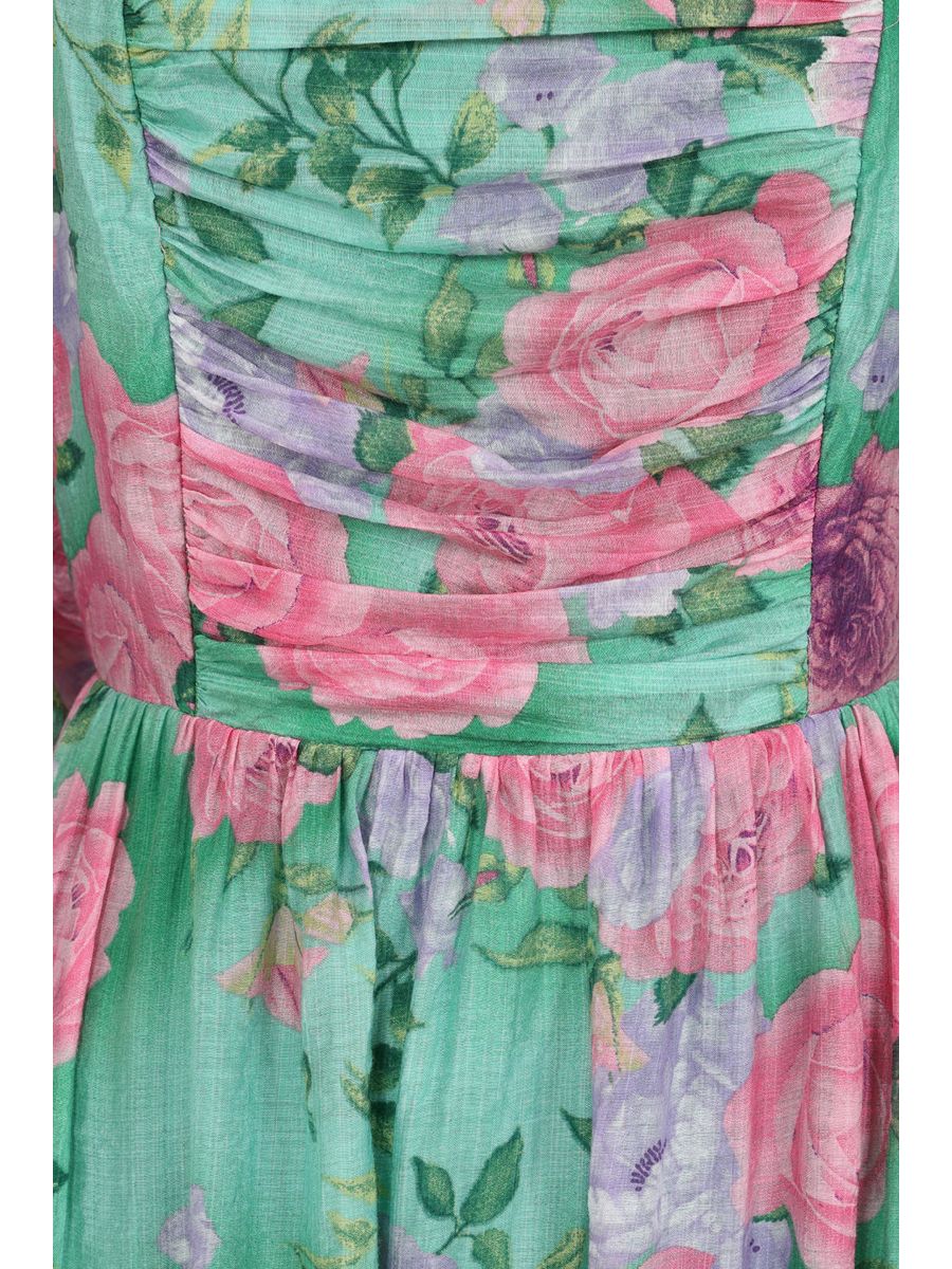 SANDY FLOWER DRESS Green