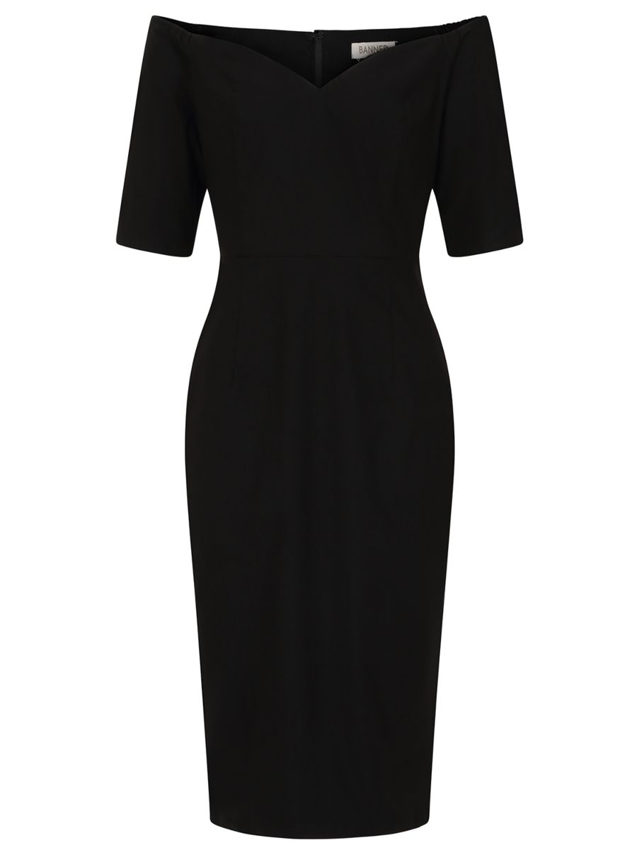 Amalia pencil dress Black