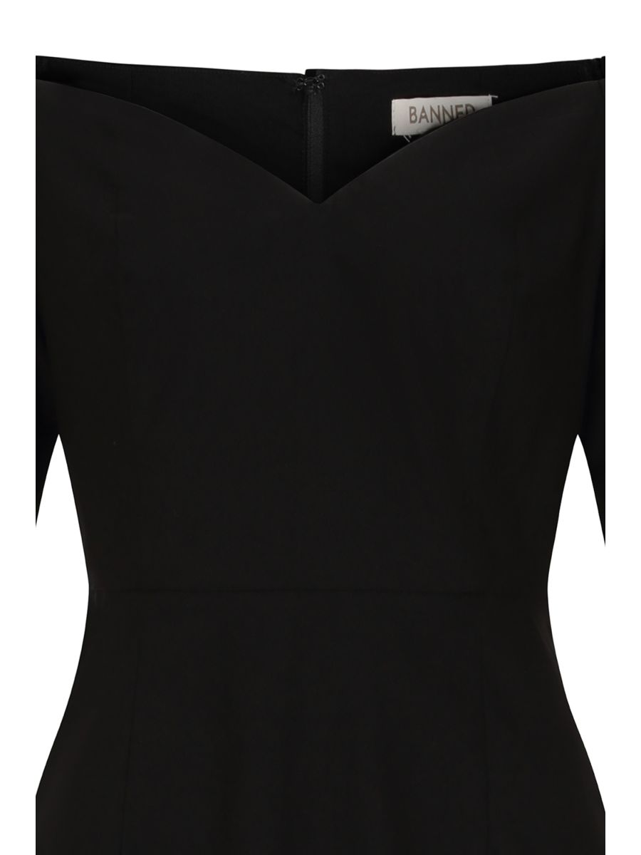 Amalia pencil dress Black