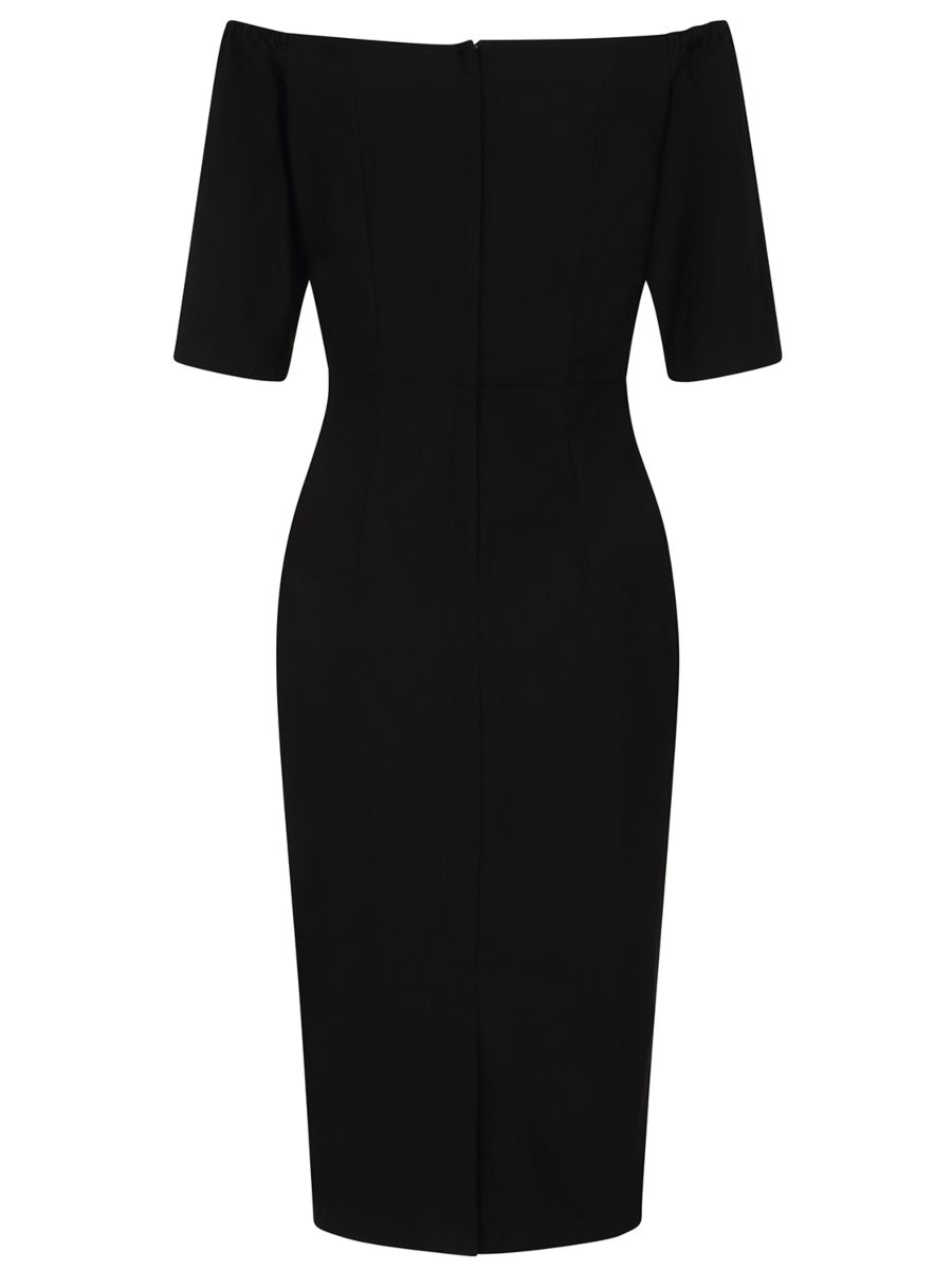 Amalia pencil dress Black