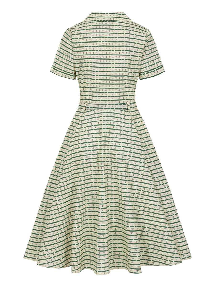 BELLA ANCHOR AHEAD DRESS Green