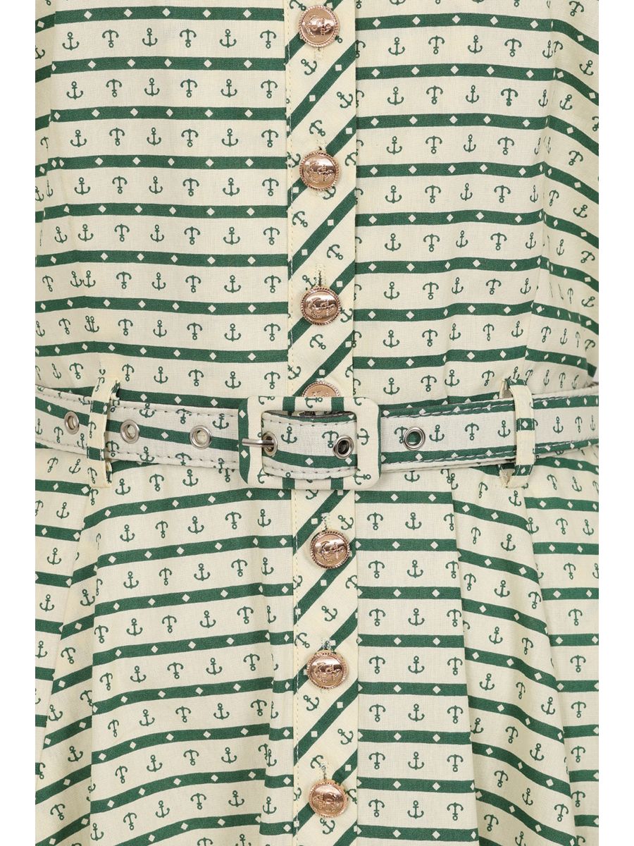 BELLA ANCHOR AHEAD DRESS Green