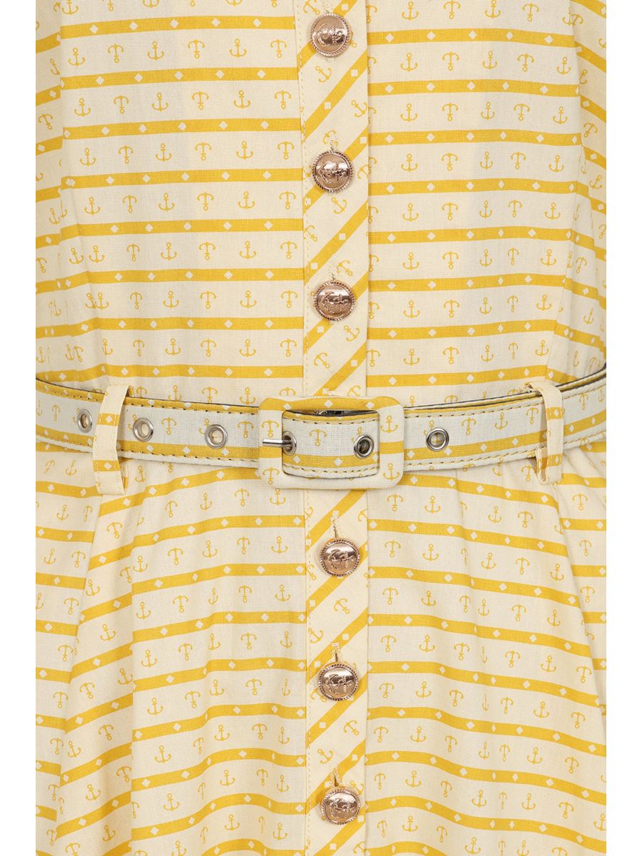 BELLA ANCHOR AHEAD DRESS Yellow