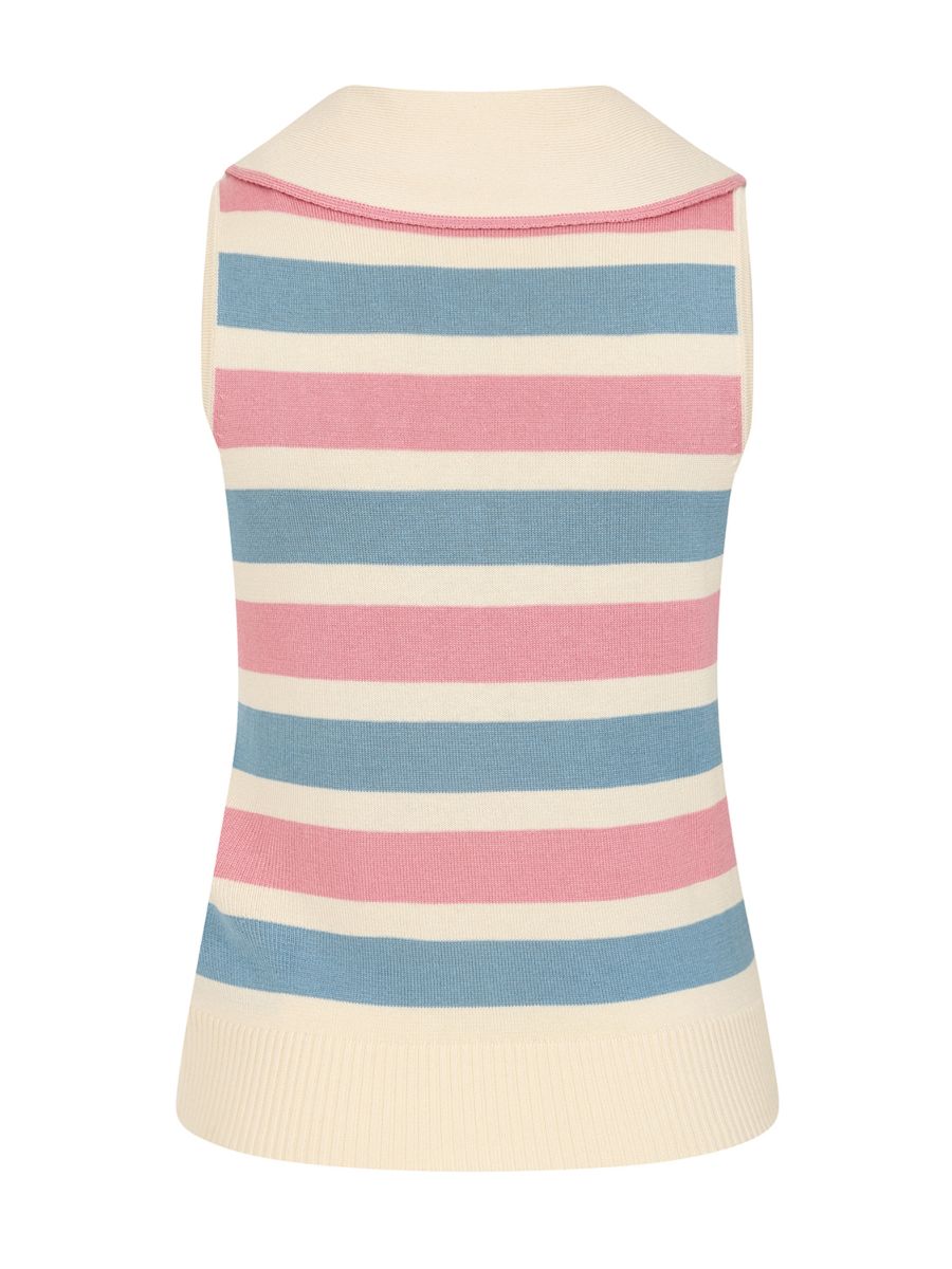 ZELDA SWALLOW STRIPED JUMPER Cream