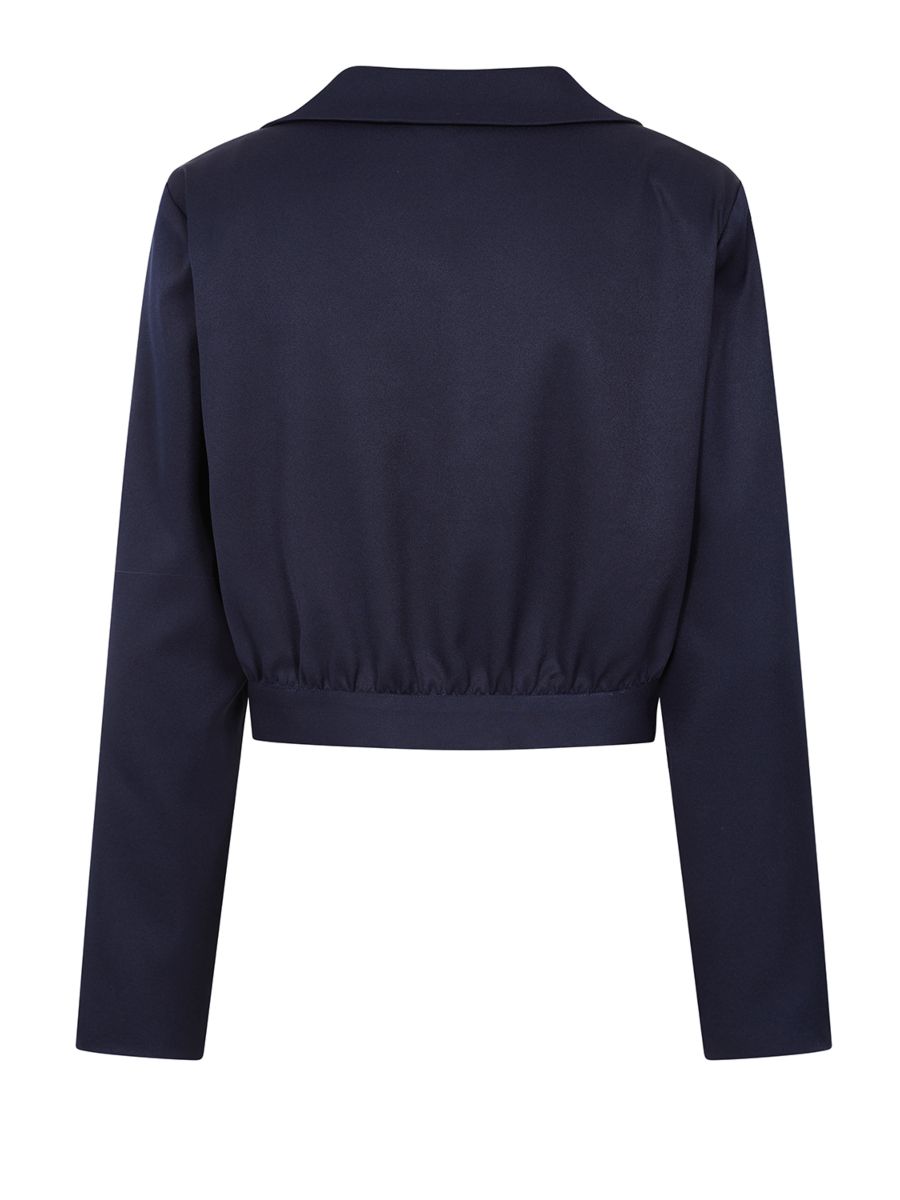 Robyn plain jacket Blue