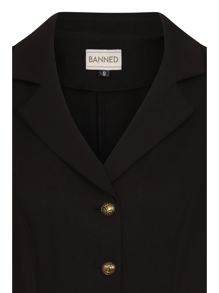 Banned Retro playsuit Black