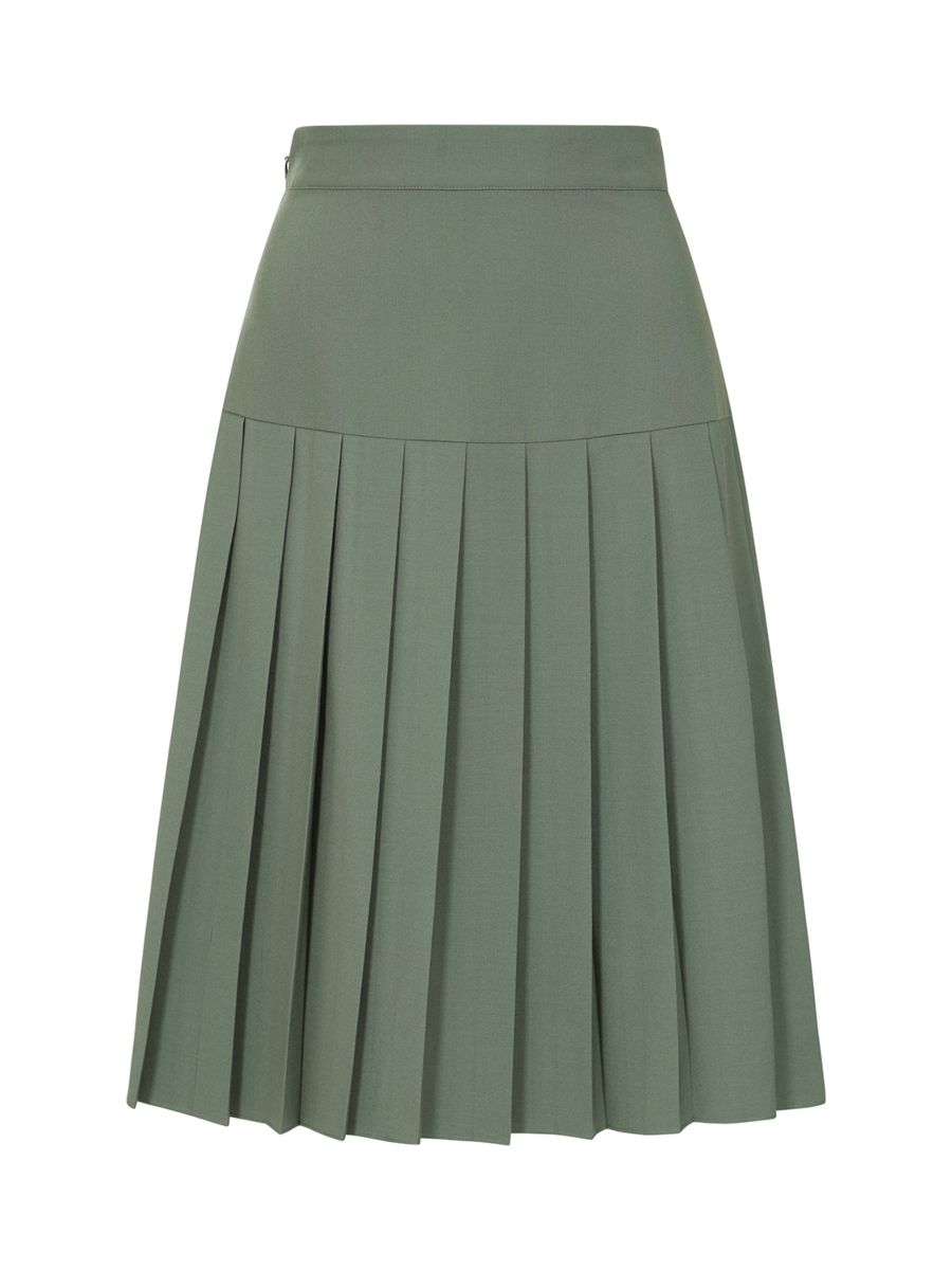 SPENCER PLEAT SKIRT Green