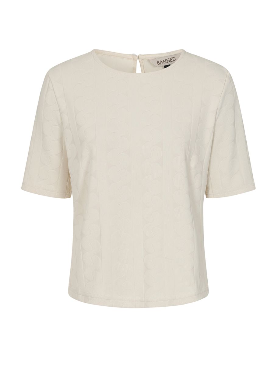 MAISE SEA WAVES TOP Cream