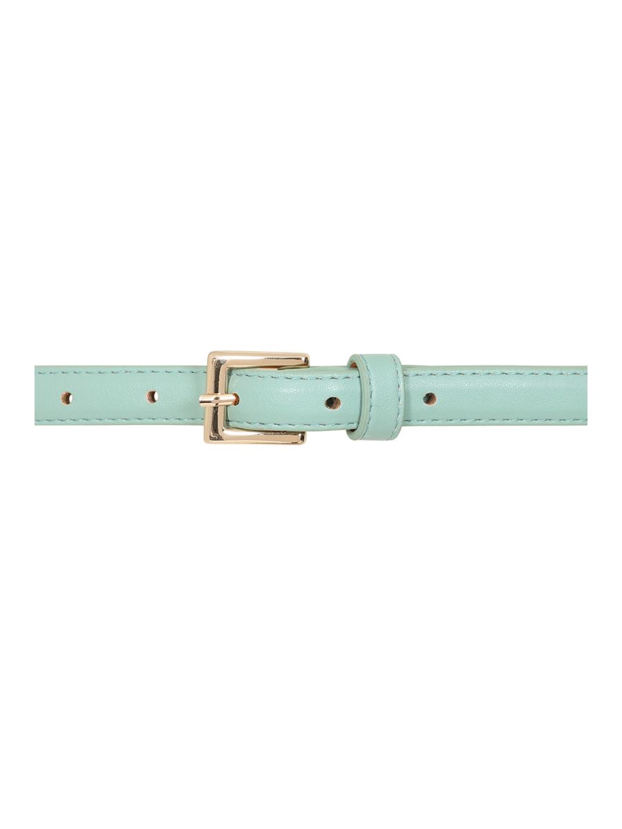 BANNED Kate Belt   Classic Retro Slim Belt with Buckle Closure Mint