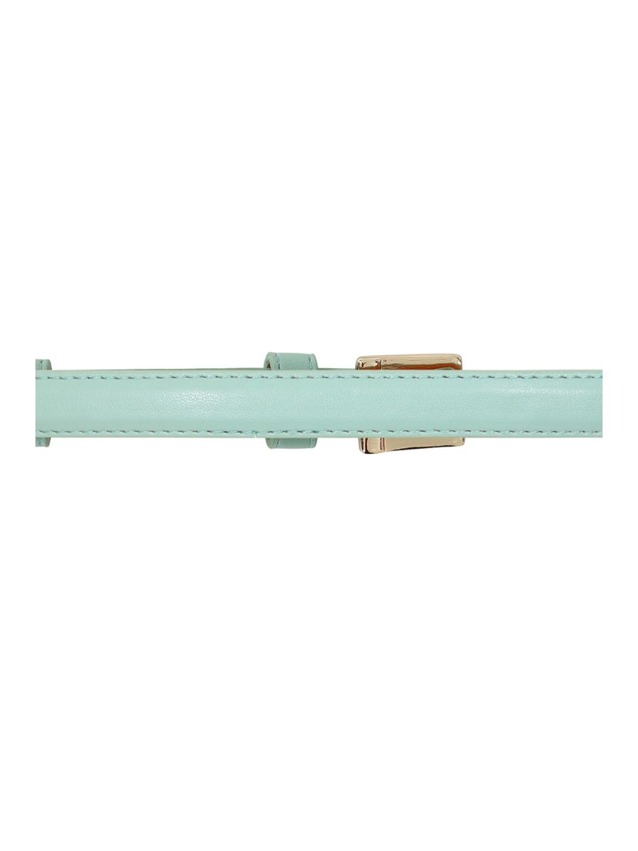 BANNED Kate Belt   Classic Retro Slim Belt with Buckle Closure Mint
