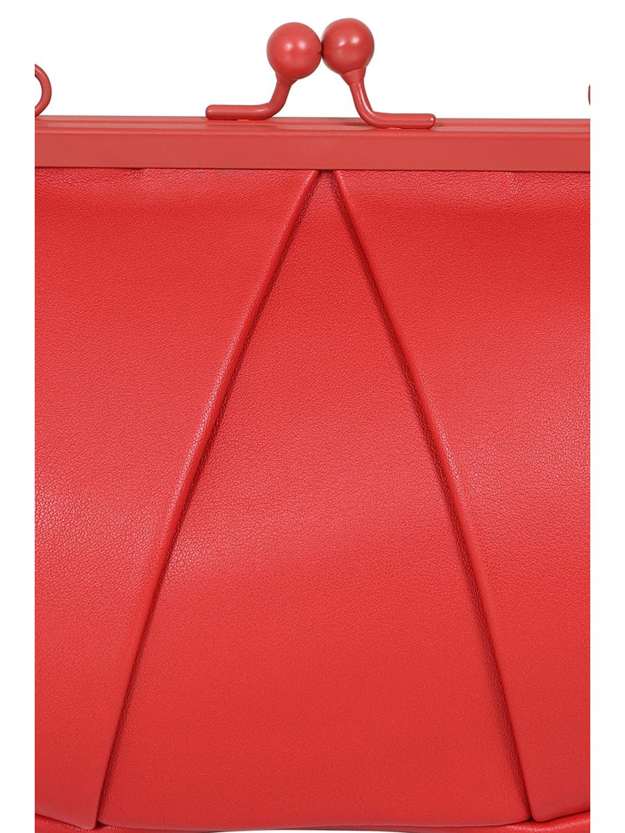 BANNED Shirley Trapeze Handbag | 1940s-Inspired Vintage Style-Red-One Size