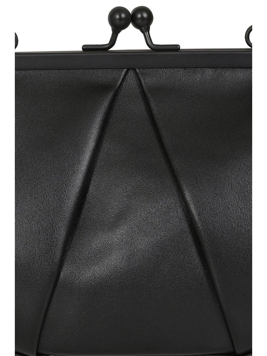 BANNED Shirley Trapeze Handbag | 1940s-Inspired Vintage Style-Black-One Size