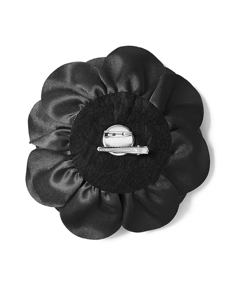 Black ROMANTIC BLOOM BROOCH