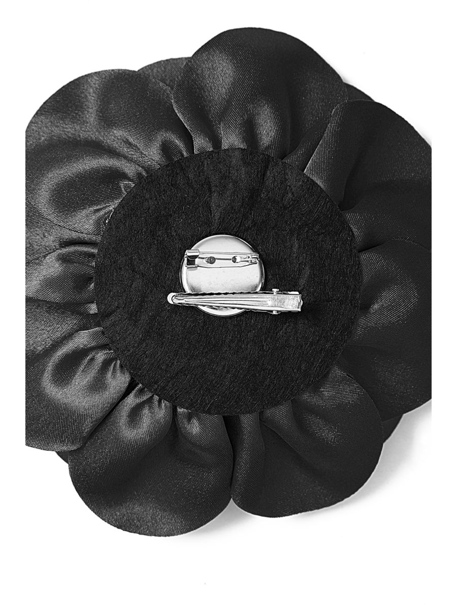 Black ROMANTIC BLOOM BROOCH