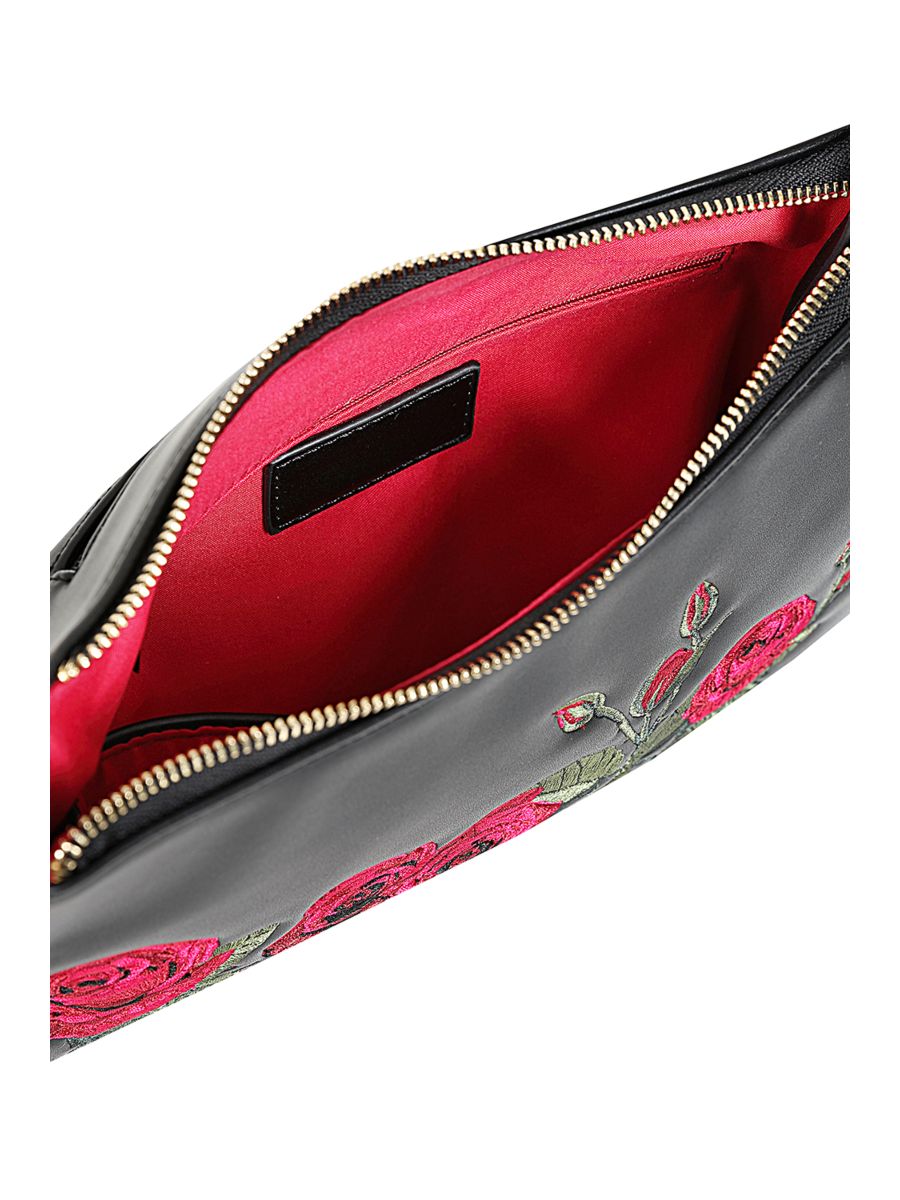 Black ROSE GARDEN HANDBAG