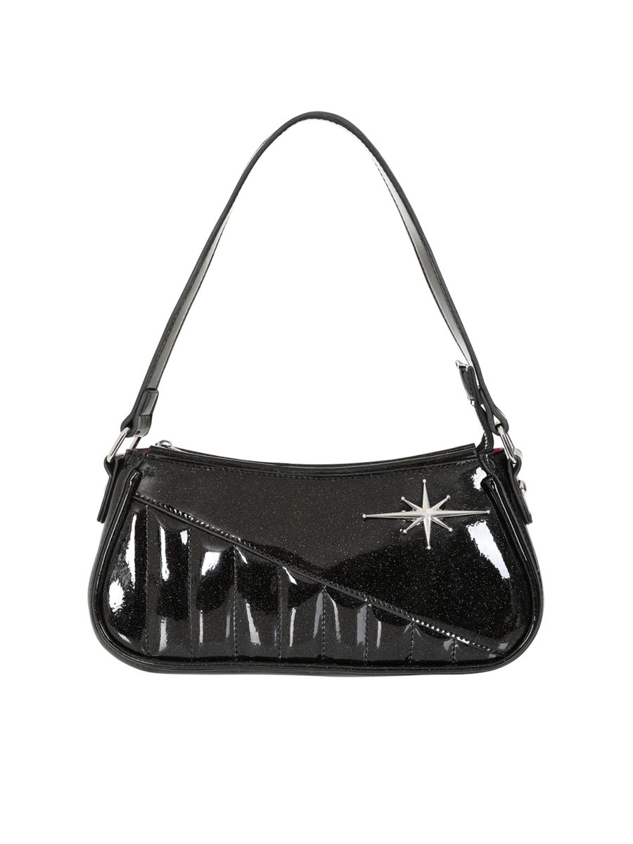 Black STARLIT SHIMMER HANDBAG