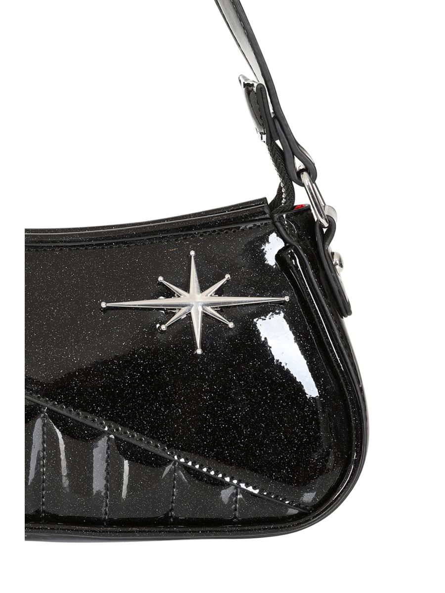 Black STARLIT SHIMMER HANDBAG