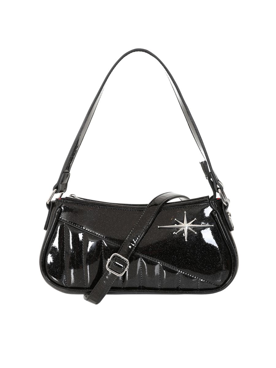 Black STARLIT SHIMMER HANDBAG