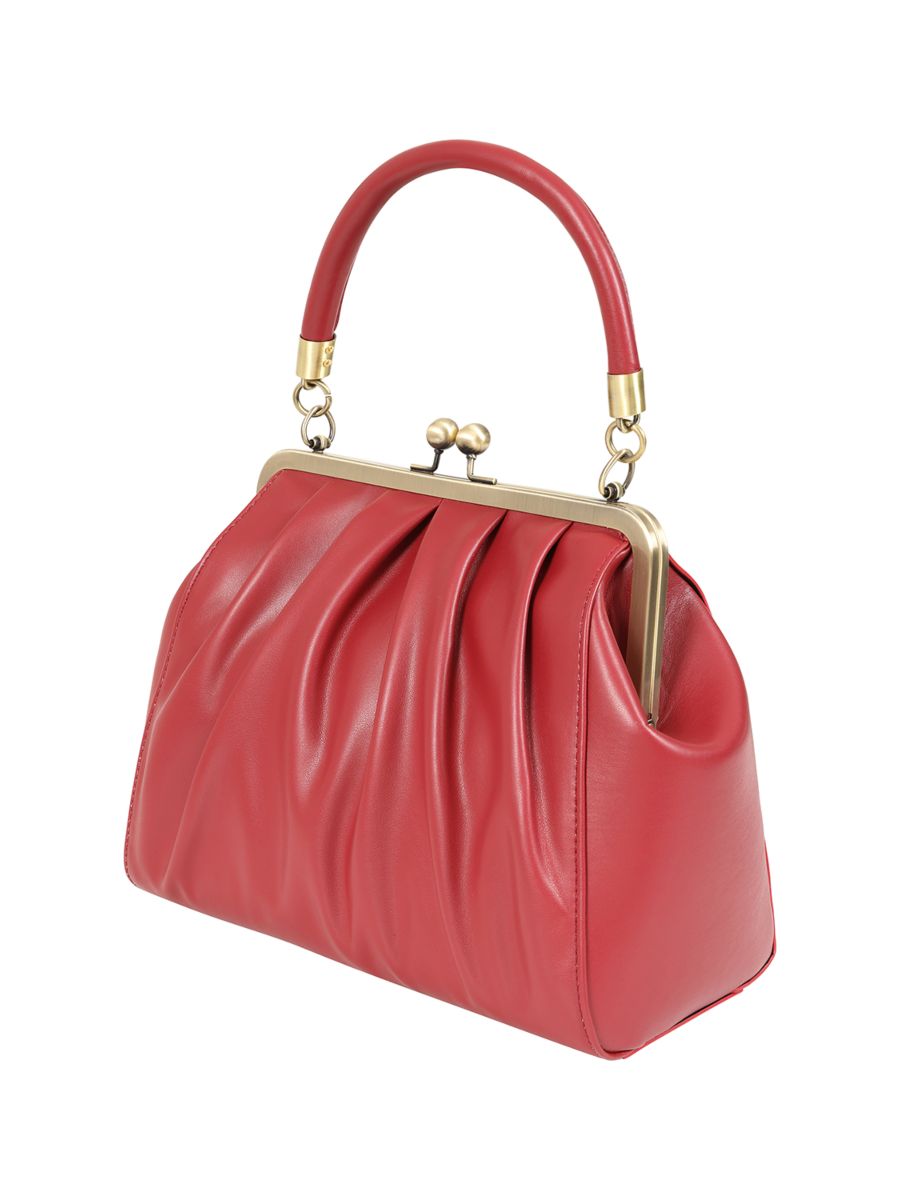 Burgundy SCARLETT FRAME BAG