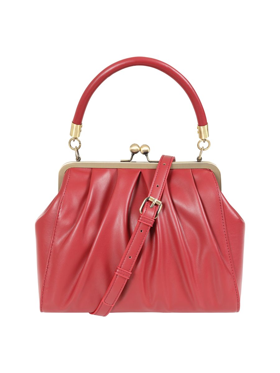 Burgundy SCARLETT FRAME BAG