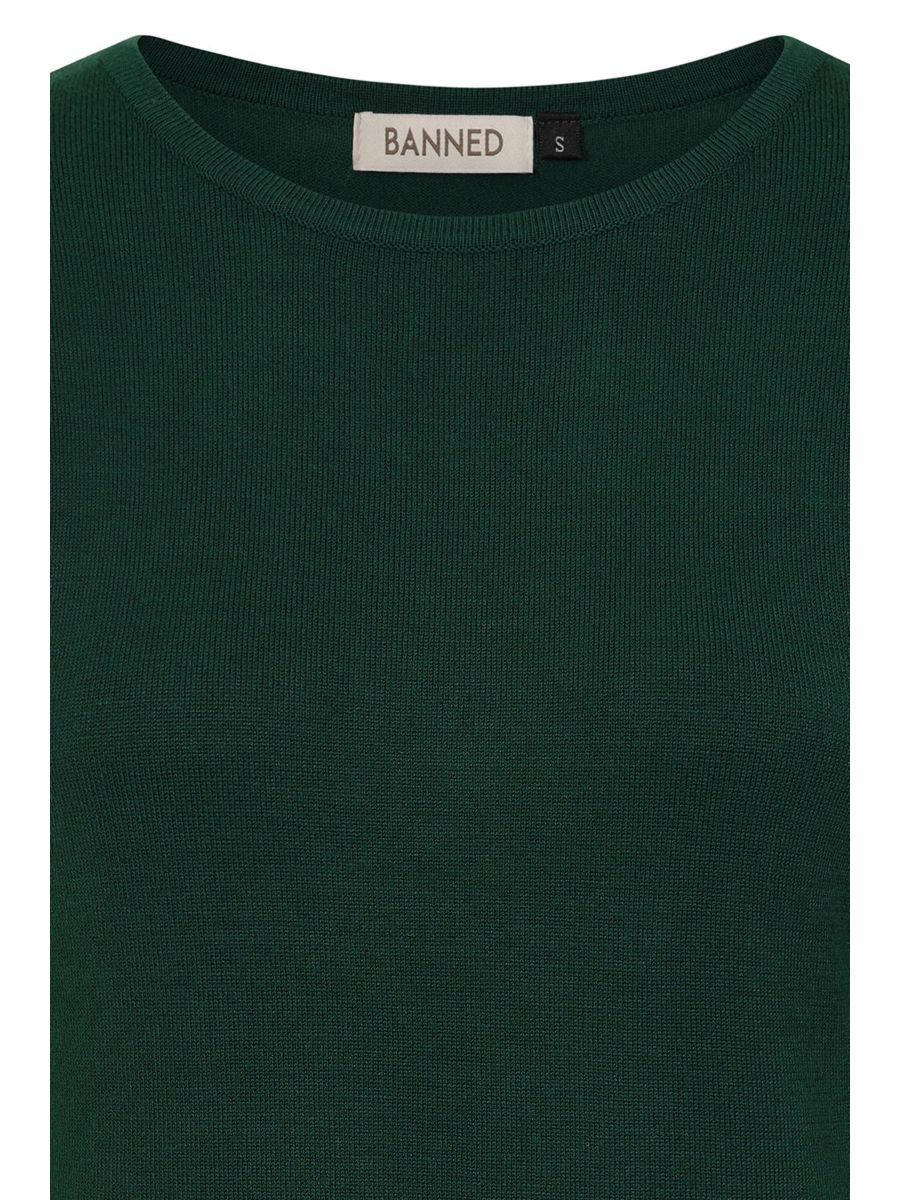 1950's Banned Retro Grace jumper-Green