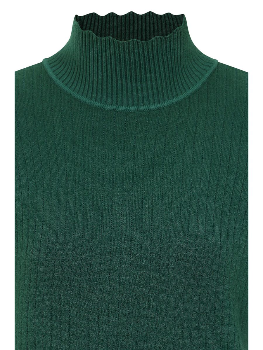 1950's Jane Sweet Scallop Banned Retro jumper-Green