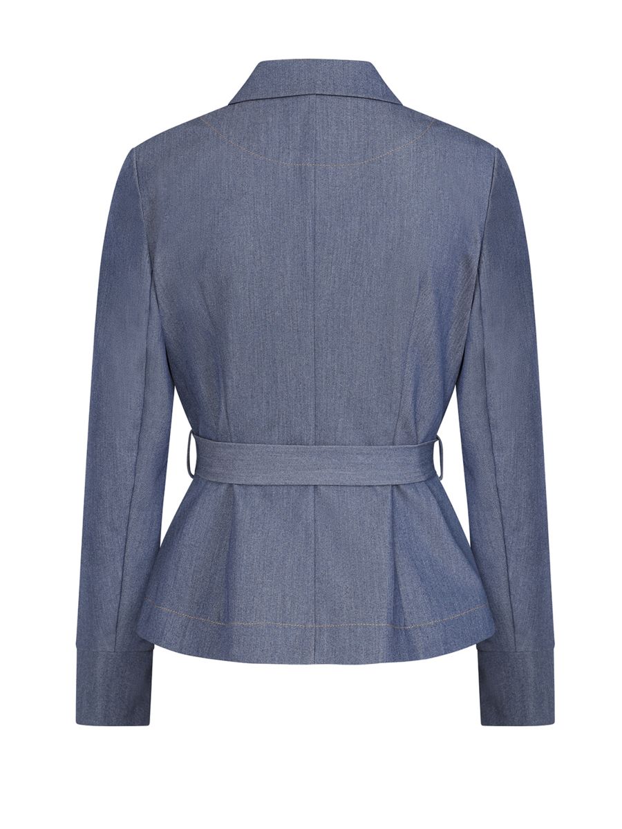 Banned Retro 1940's Blue Edie Jacket-Blue