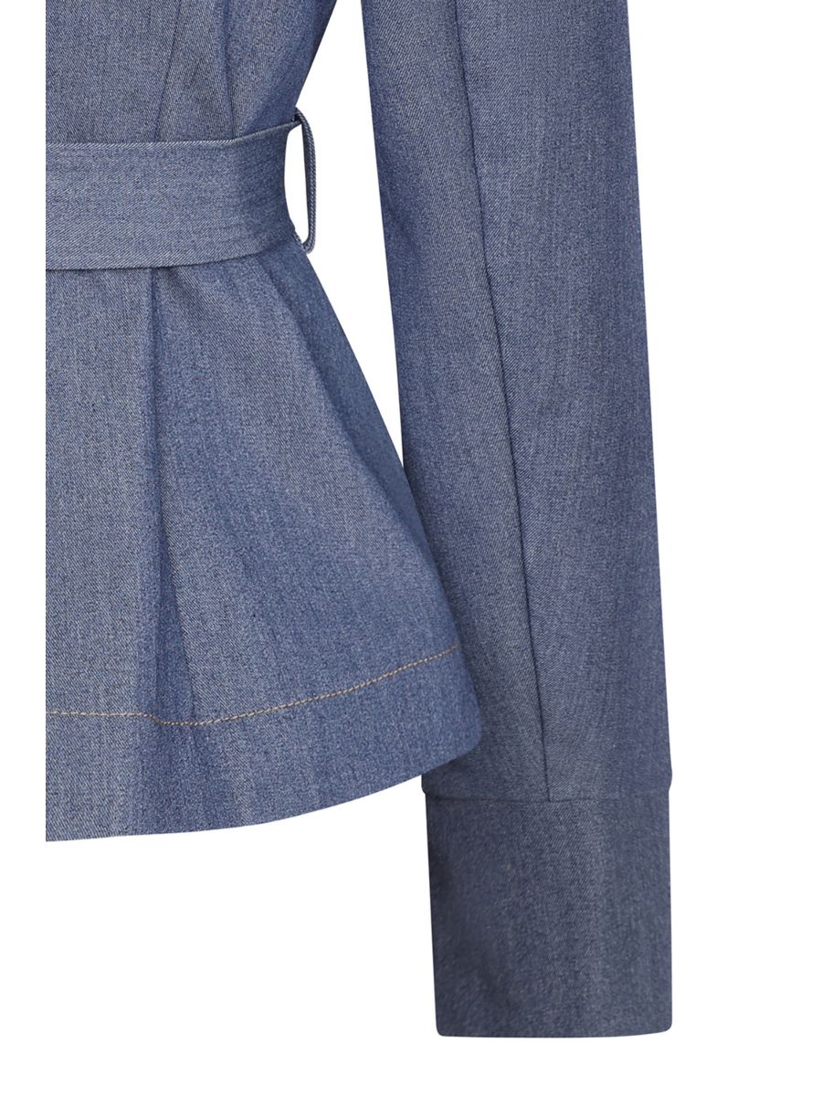 Banned Retro 1940's Blue Edie Jacket-Blue