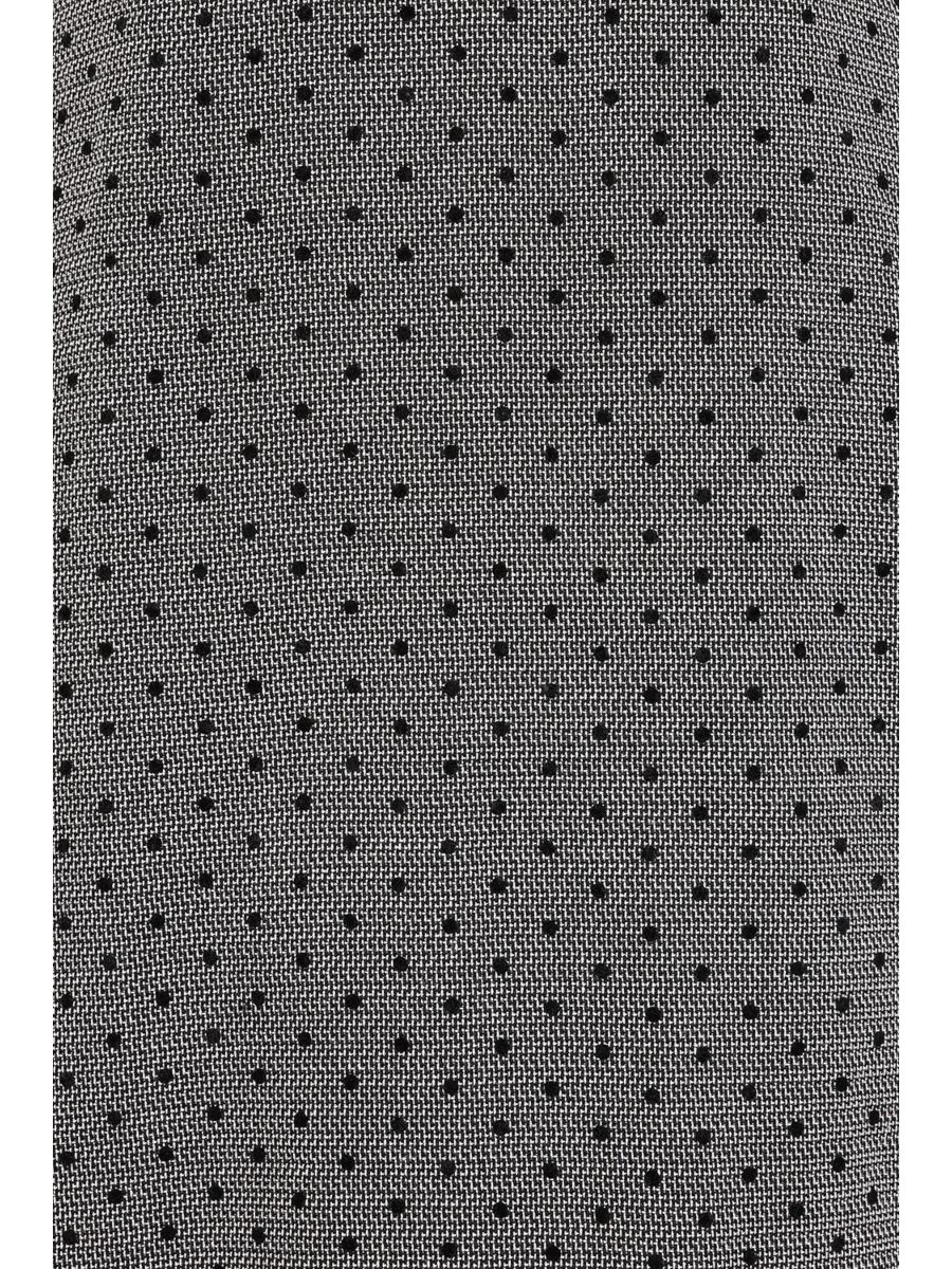1950's Banned Retro Annie Rose spot texture swing skirt-Black/White