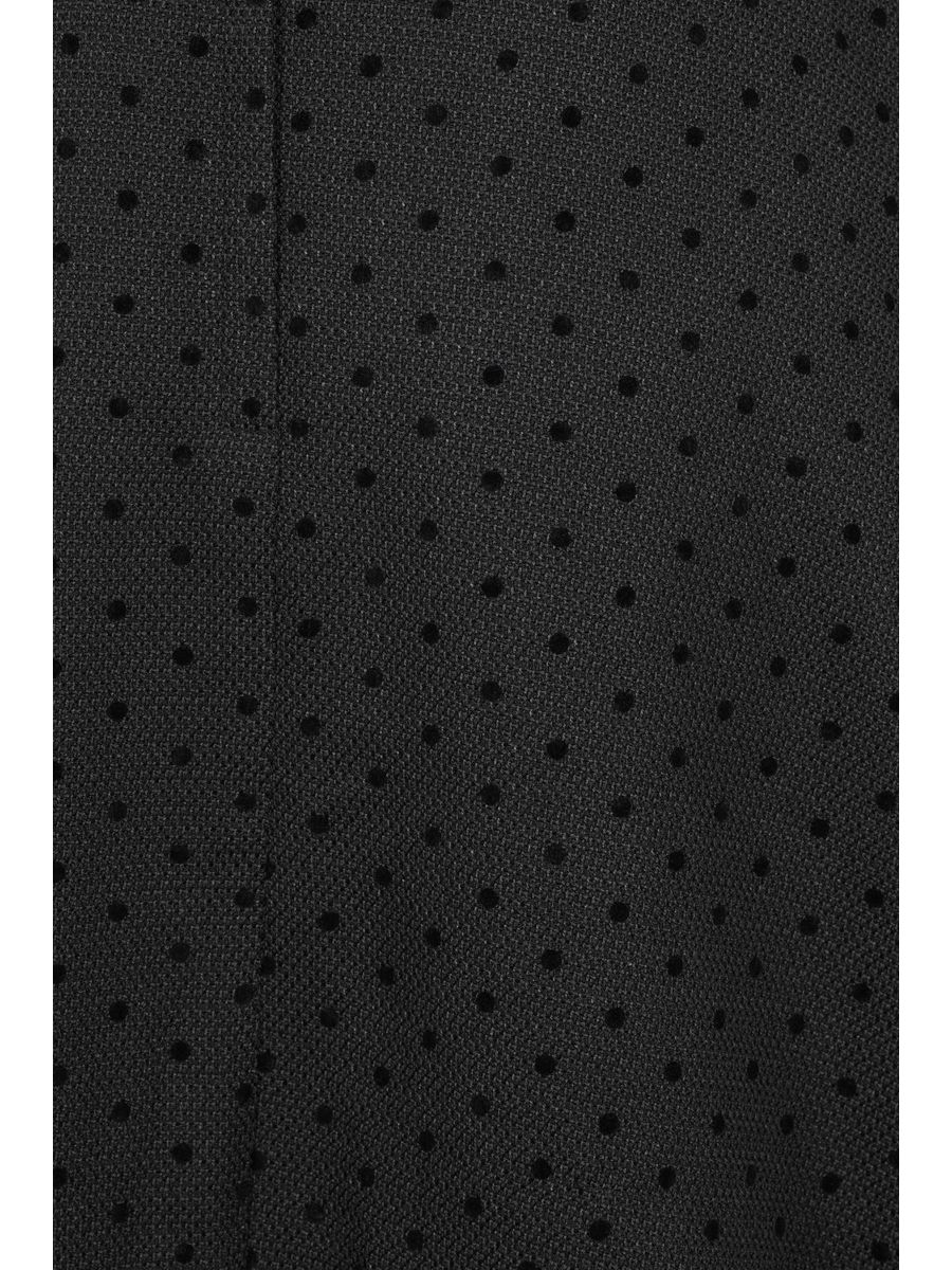 1950's Banned Retro Annie Rose spot texture swing skirt-Black