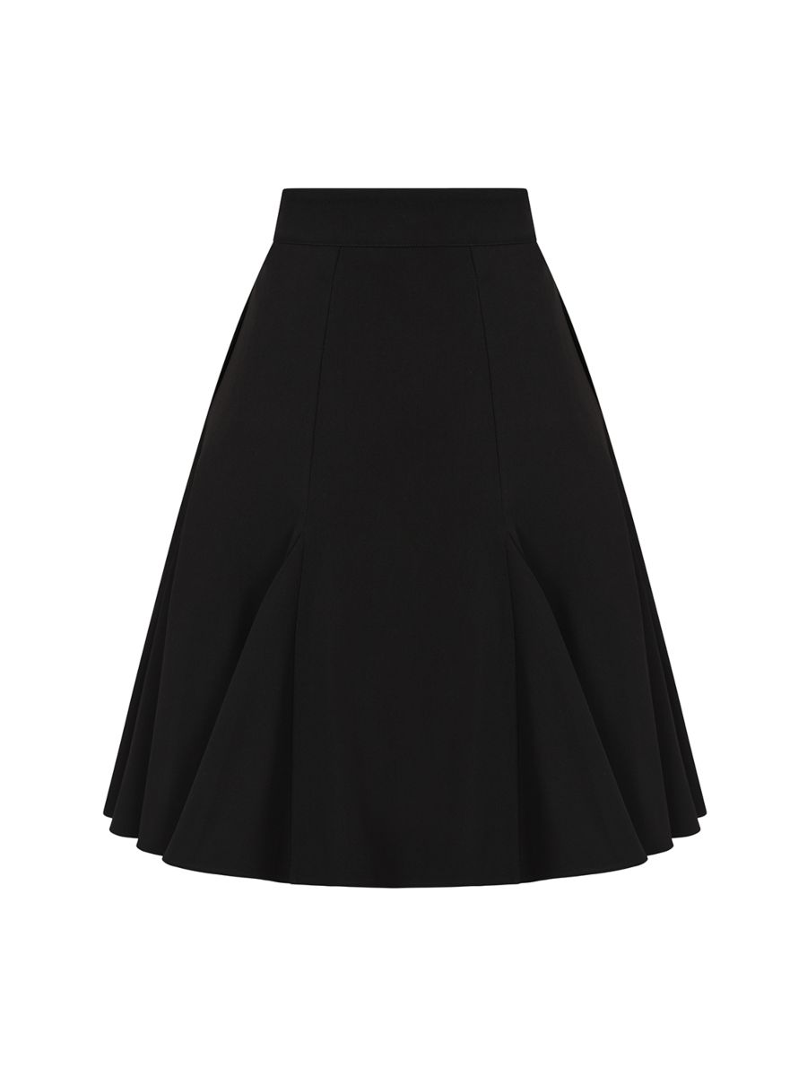 1940's Banned Retro Sienna Black skirt-Black