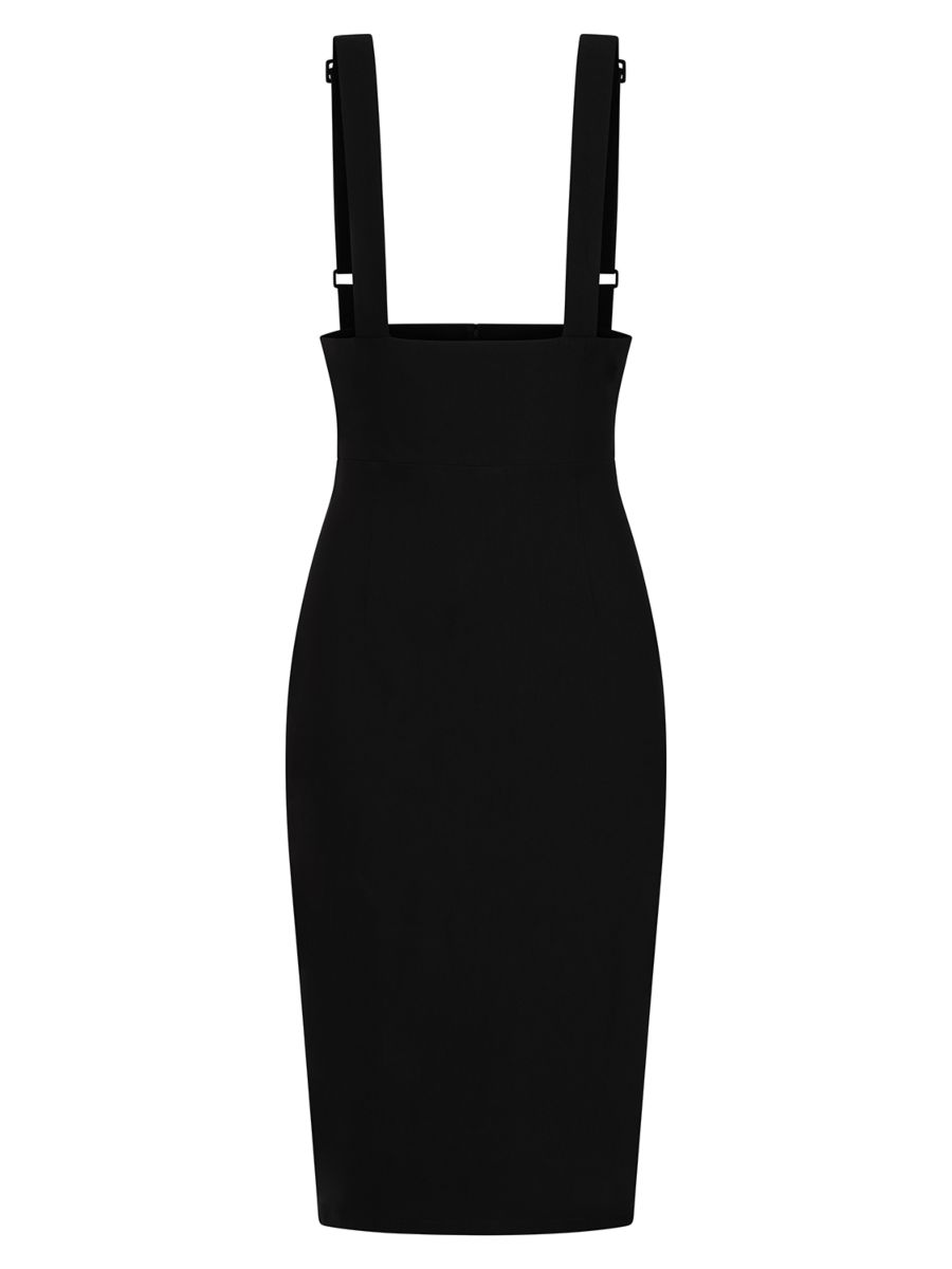 Banned Retro uspender skirt/50s/black-Black