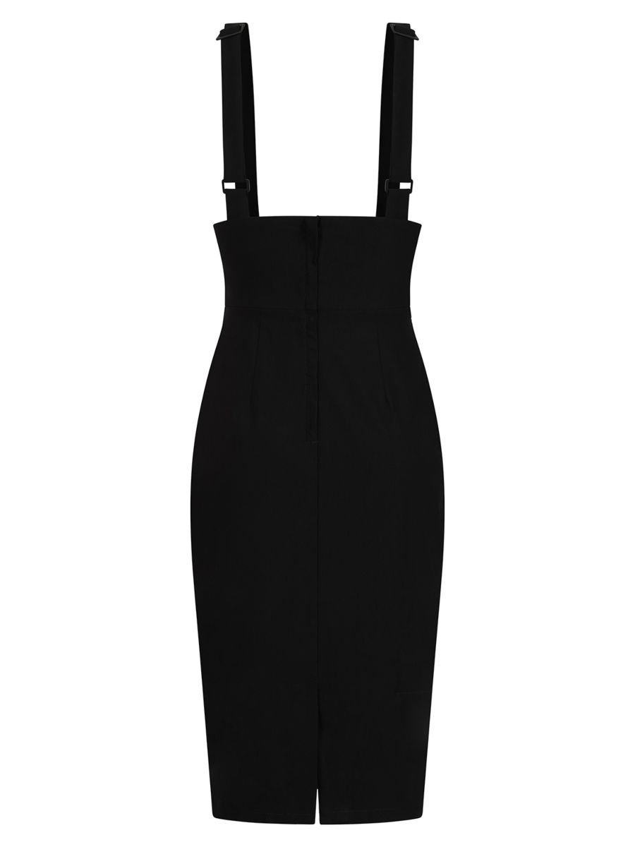 Banned Retro uspender skirt/50s/black-Black