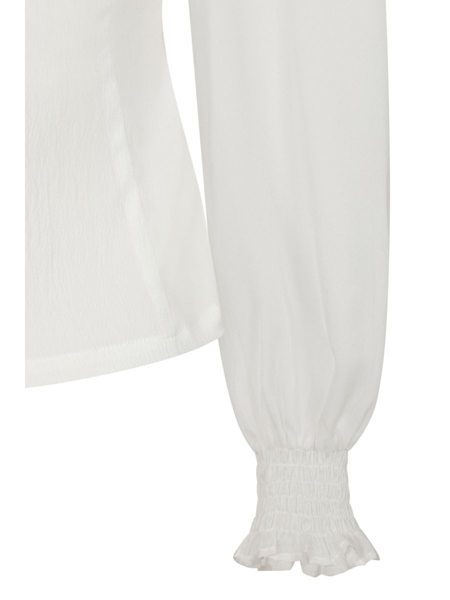 Banned Retro 1950's Mina Black blouse-White