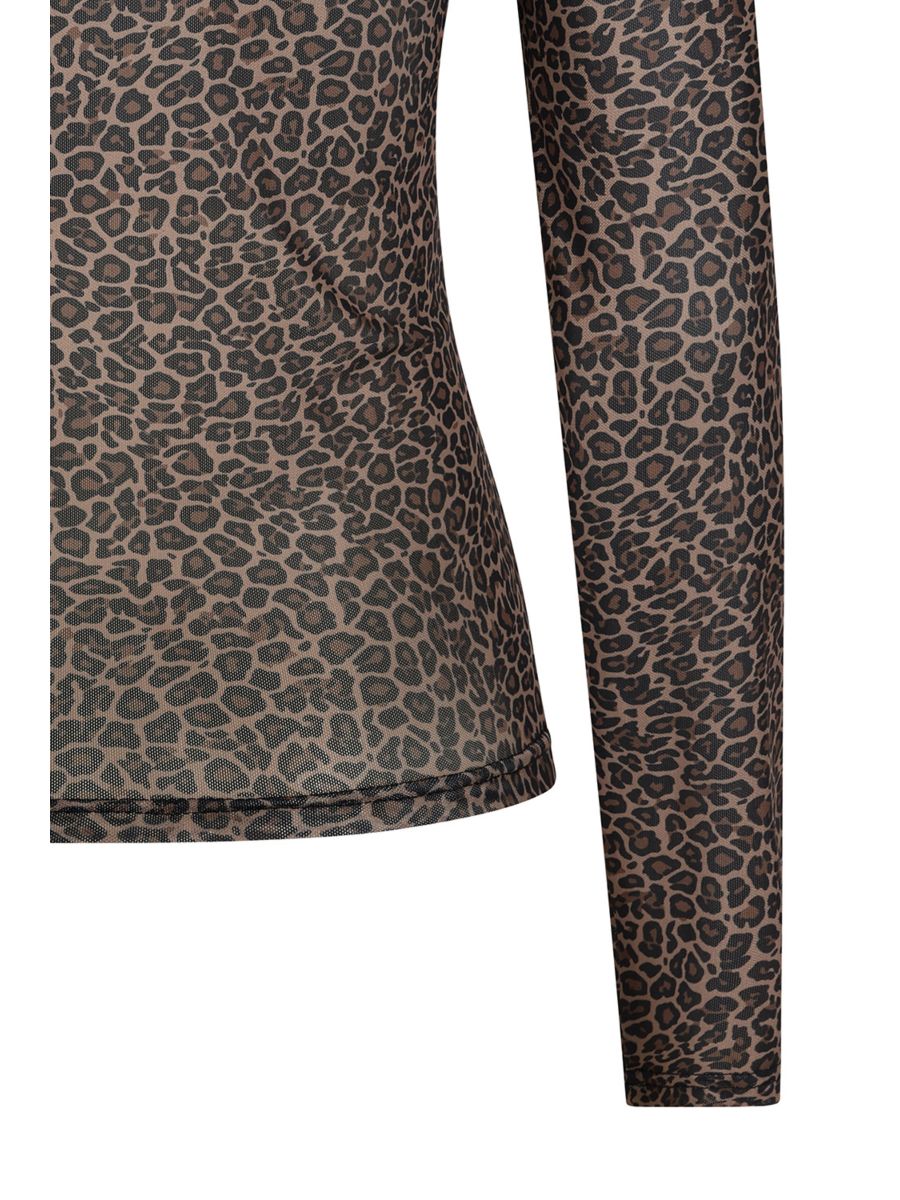 1950's Banned Retro Animal Appeal Top-Leopard