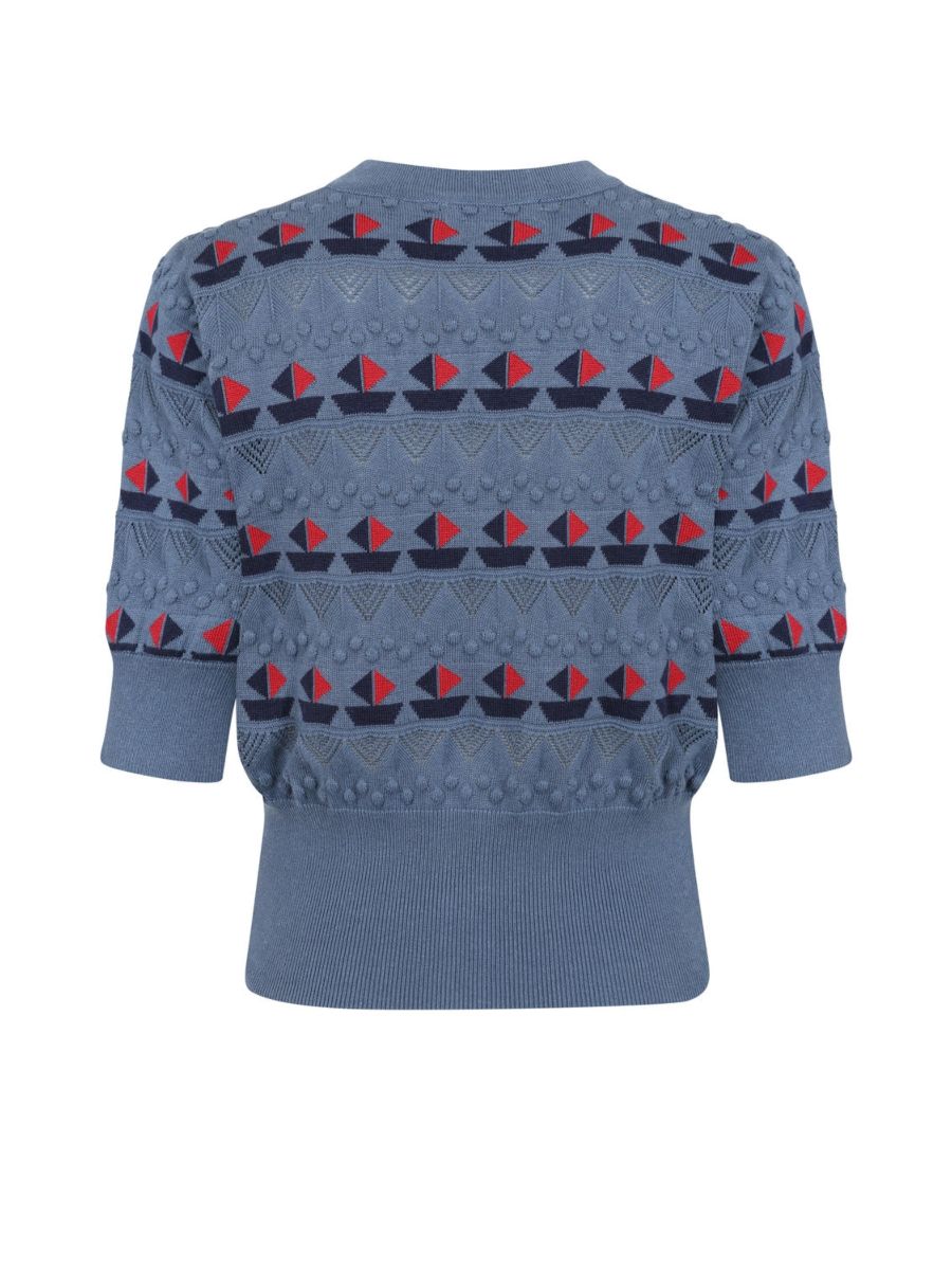 KITTY SAIL CARDIGAN Dark Blue