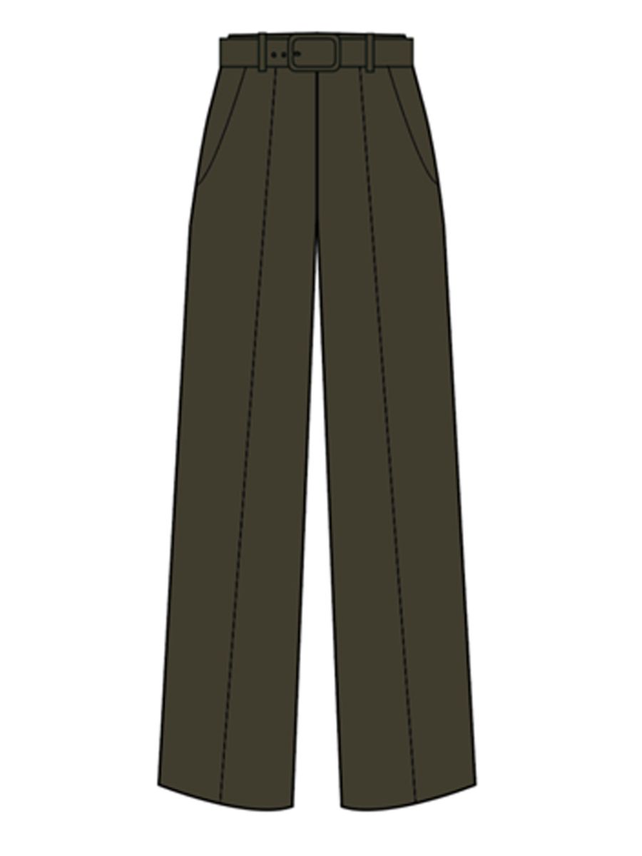 Banned Retro Jane 40's trouser -Brown