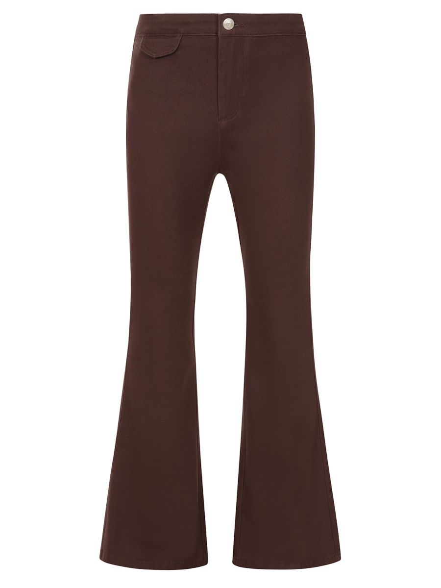 1960's Banned Retro Roisin Beige Trouser-Brown