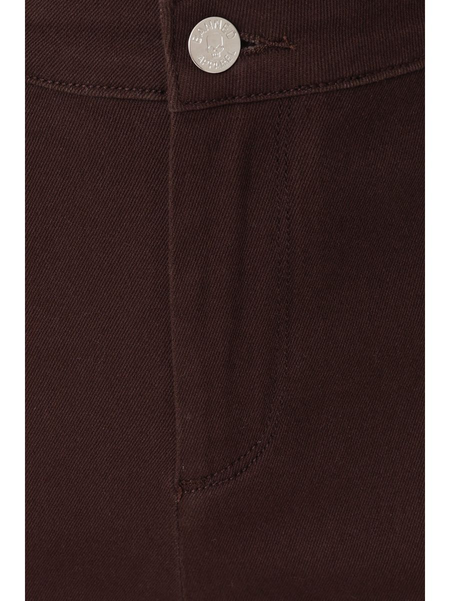 1960's Banned Retro Roisin Beige Trouser-Brown