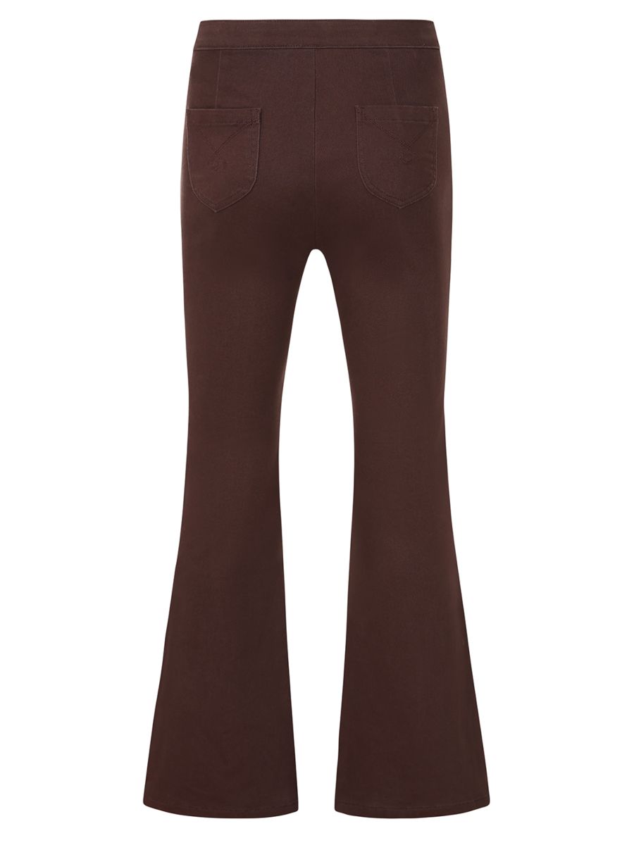 1960's Banned Retro Roisin Beige Trouser-Brown