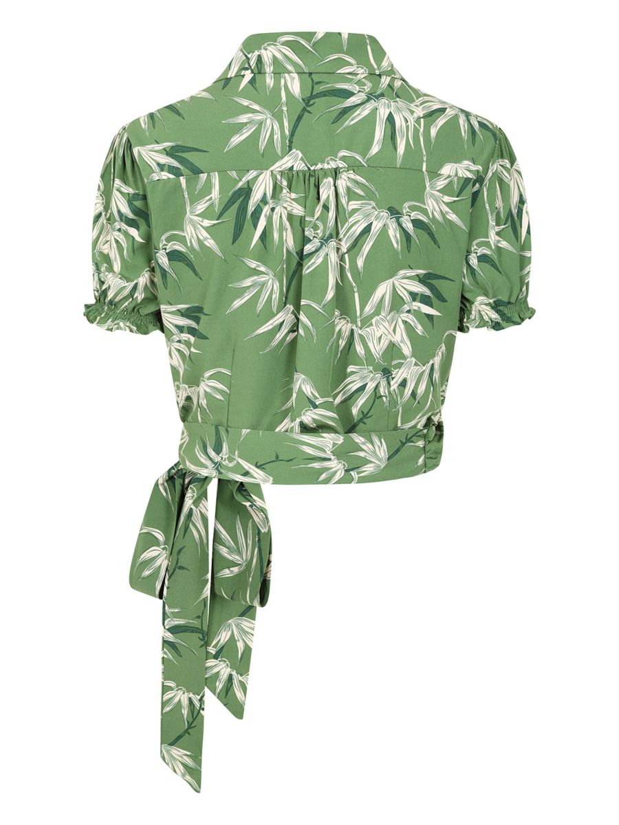 Bamboo Blouse Green