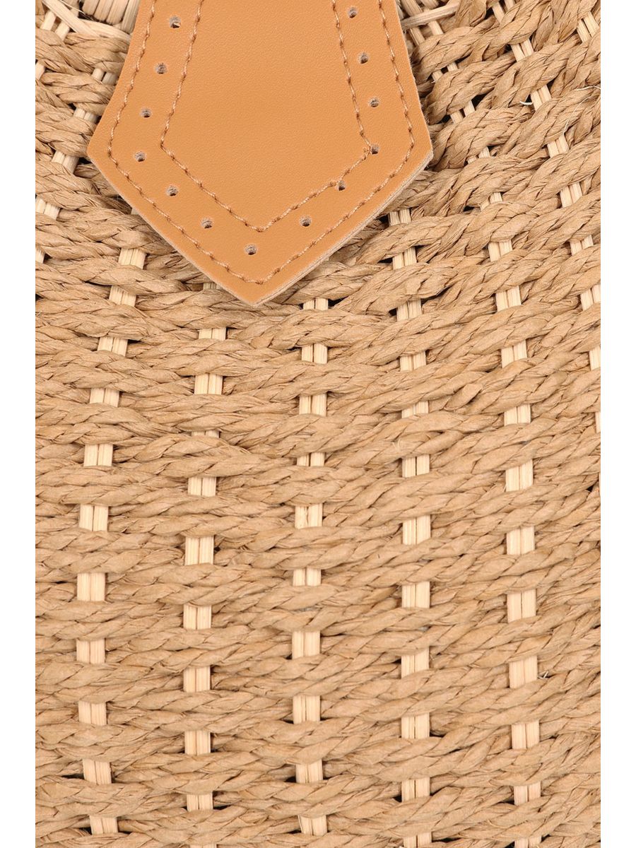 Banned Retro Lottie Rattan Bag   1950 s Inspired Woven Shell Summer Handbag-Natural