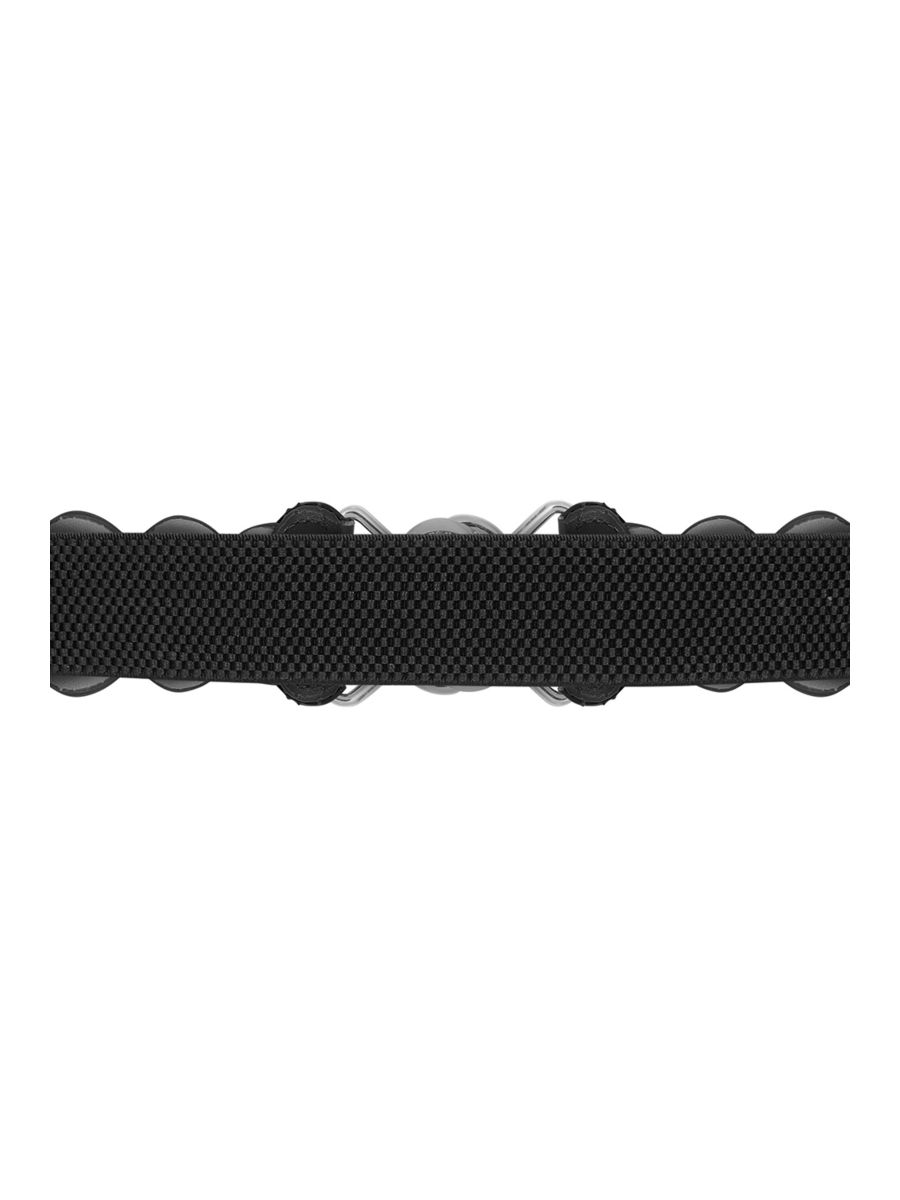 Banned Retro Audrey Woven Elasticated Belt Vintage-Inspired Stretch Waist Belt-Black
